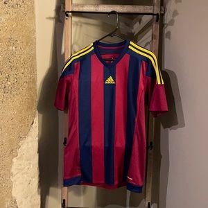 Adidas red/navy climacool jersey
